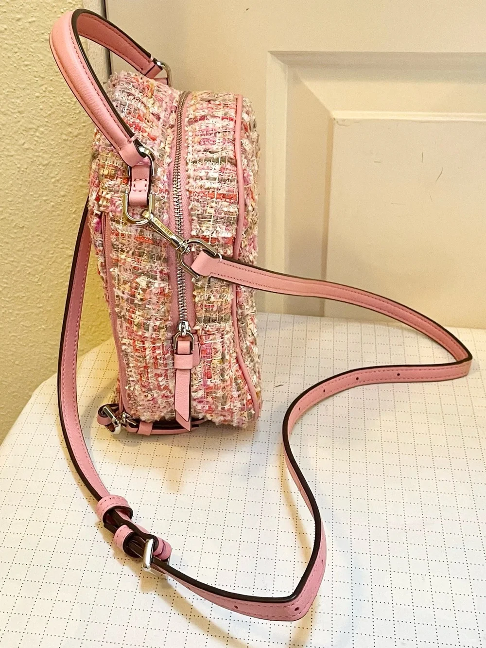 Authentic Kate Spade Briar lane quilted tweed mini bag